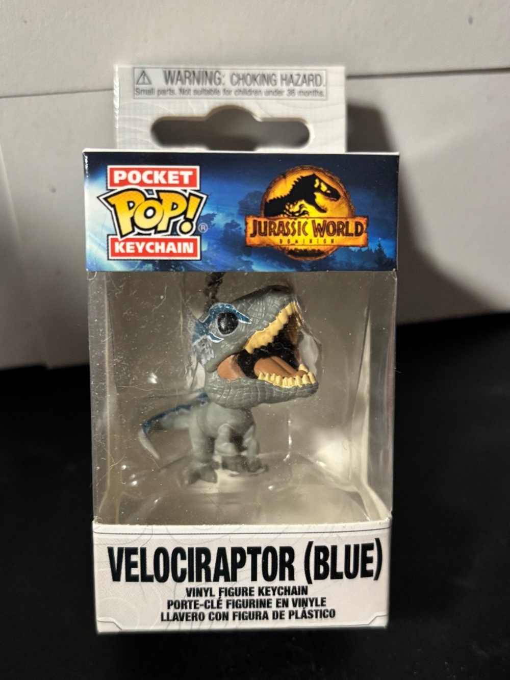 Velociraptor *Blue* Funko key Chain